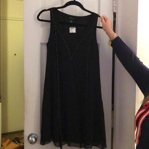 Club Monaco Black Studded Dress